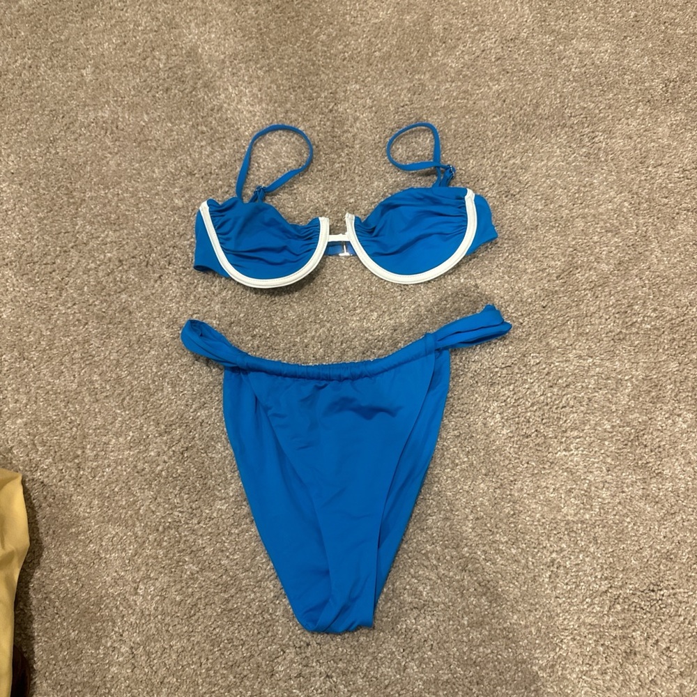 Dippin' Daisy's Blue and White Bikini